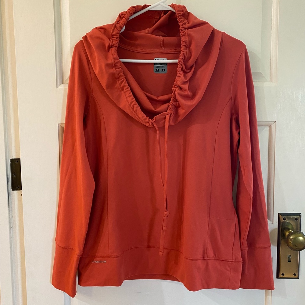 Columbia Cowl Neck Drawstring Hoodie